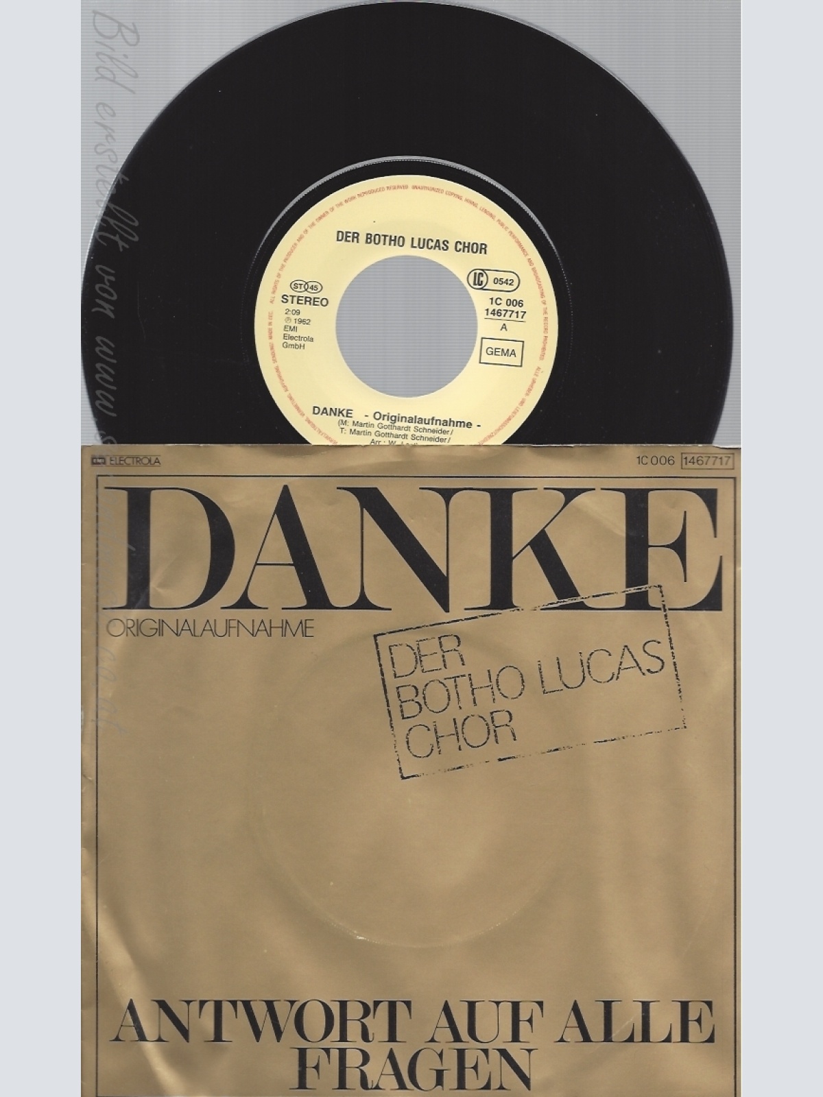 7" DER BOTHO LUCAS CHOR -- DANKE