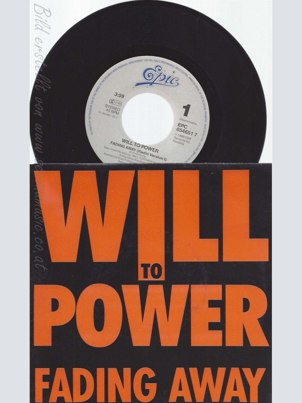 7" FADING AWAY-- WILL TO POWER