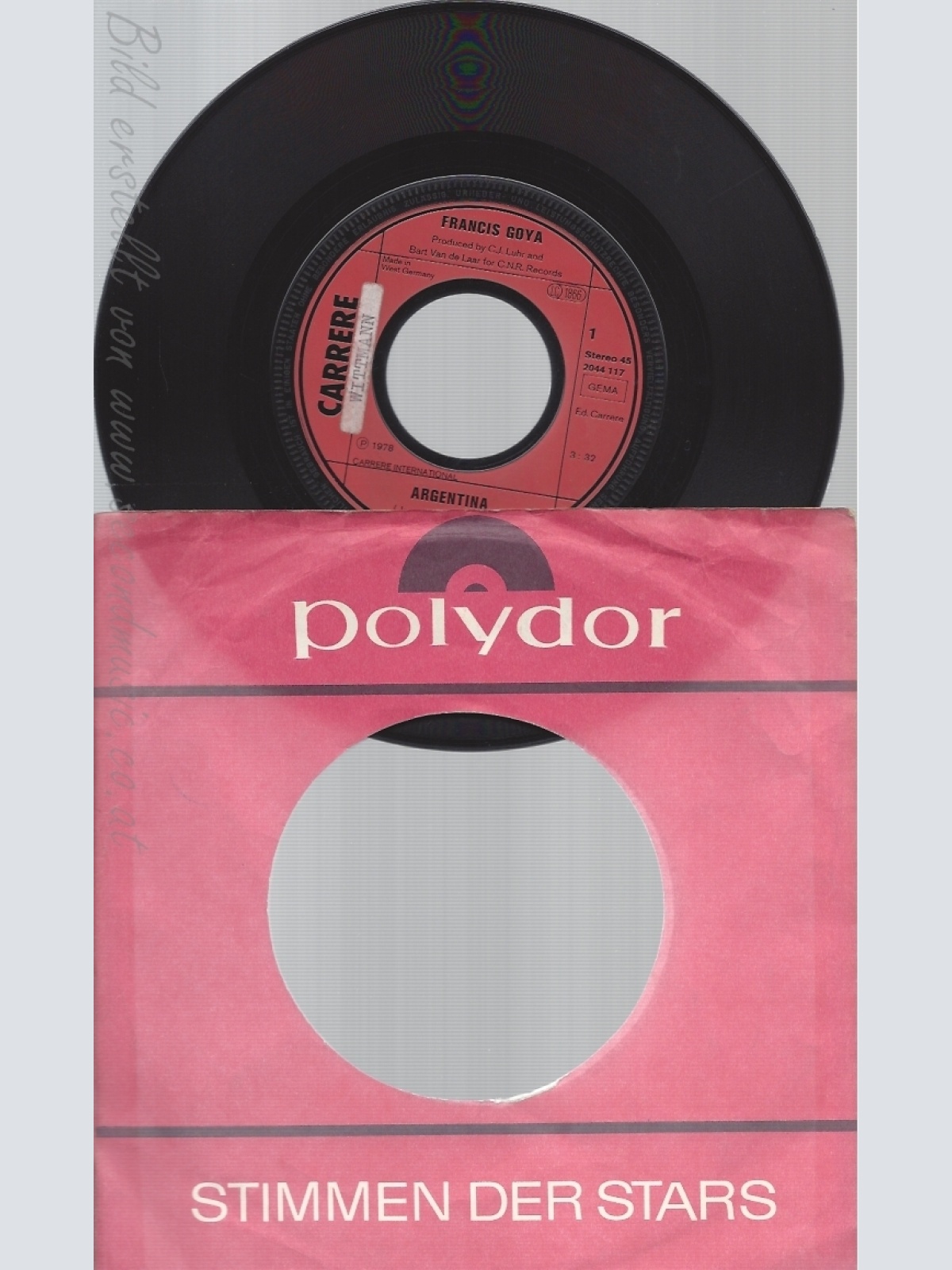 7" FRANCIS GOYA -- VERONICA MON AMOUOR