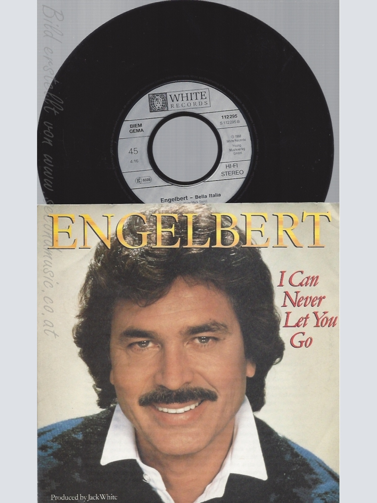 7" ENGELBERT-- -- I CAN NEVER LET YOU-SINGLEFACTS