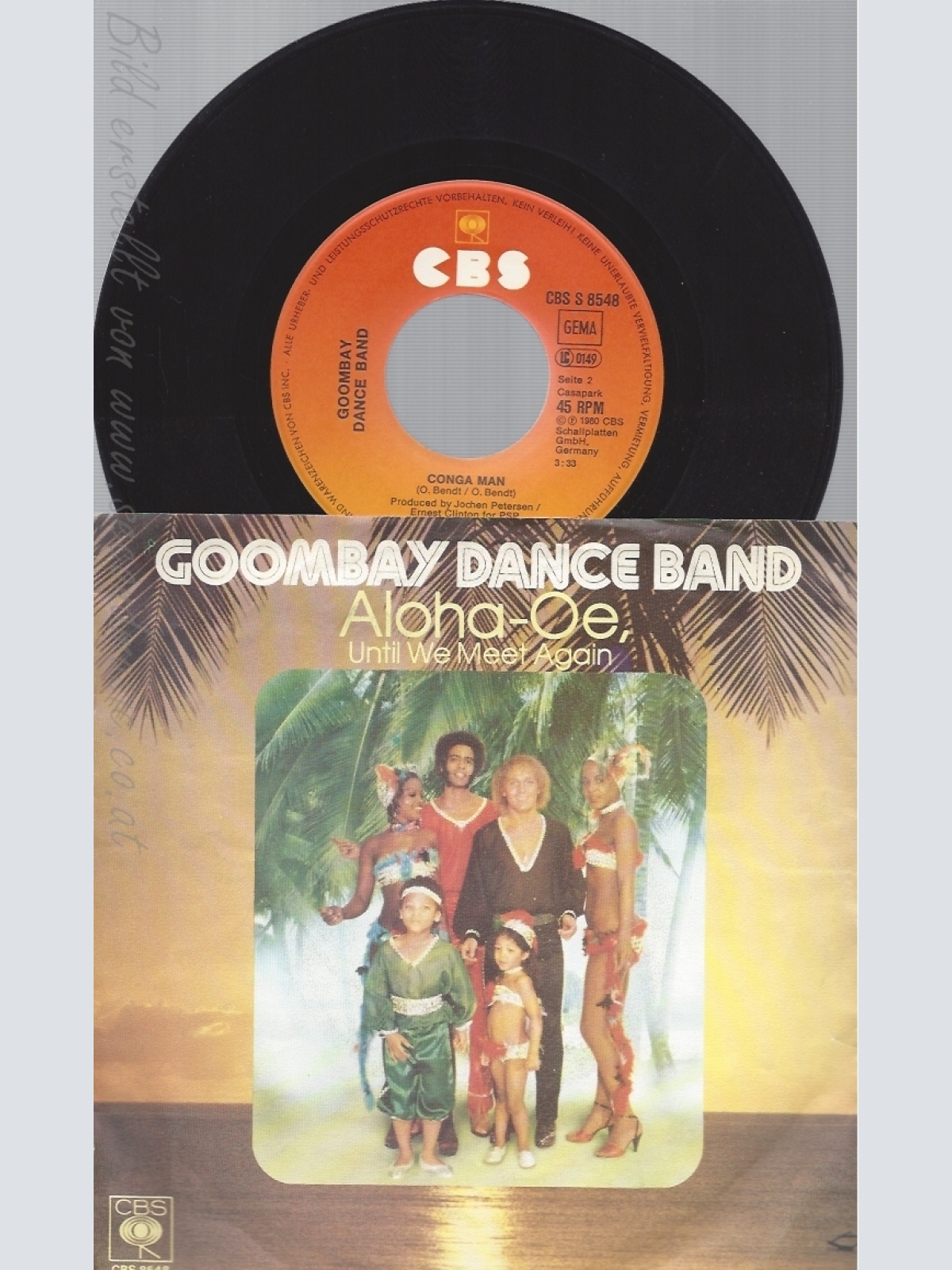 7" GOOMBAY DANCE BAND -- ALOHA OE