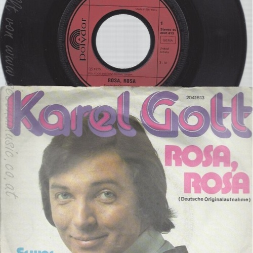7" KAREL GOTT -- ROSA ROSA