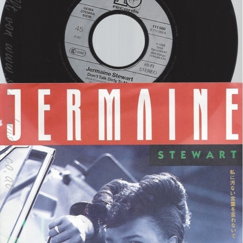 7" JERMAINE STEWART-- DONT TALK DIRTY TO ME
