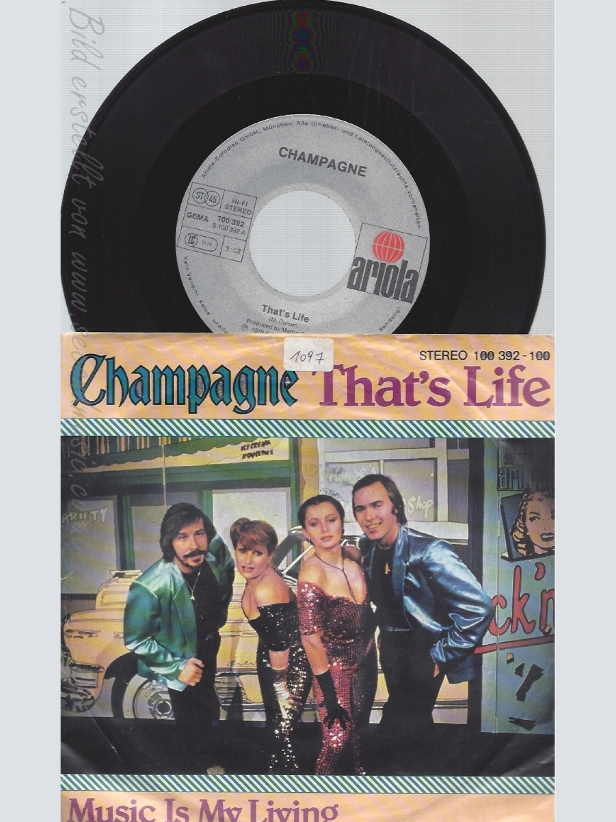 7" CHAMPAGNE-- THATS LIFE