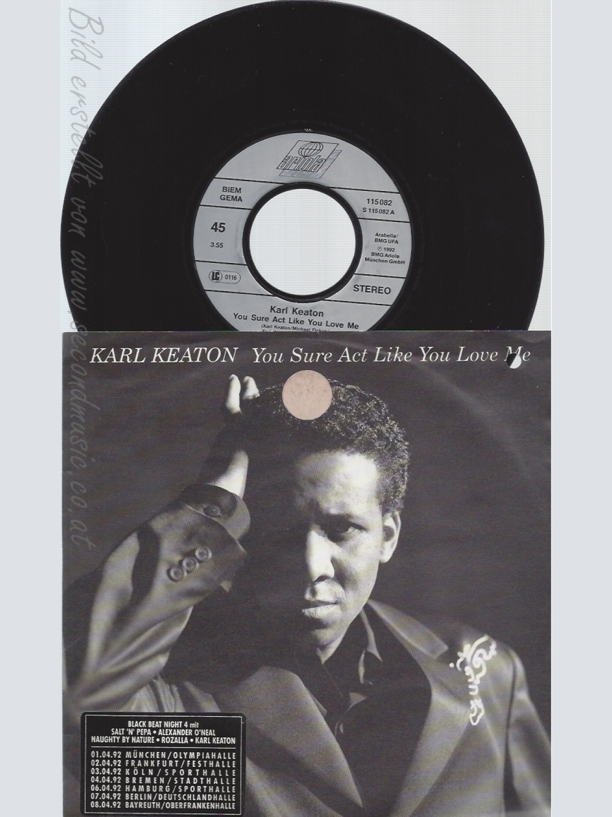 7" KARL KEATON -- YOU SURE ACT LIKE YOU LOVE