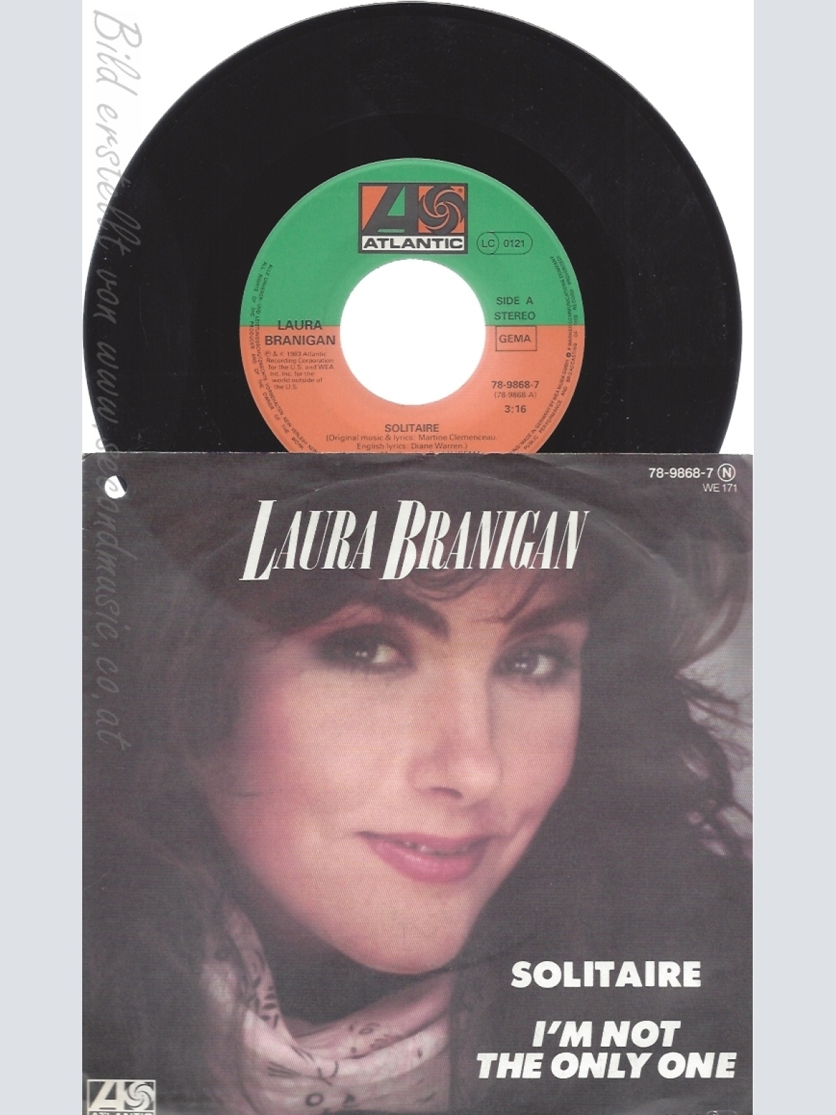 7" LAURA BRANIGAN-- SOLITAIRE