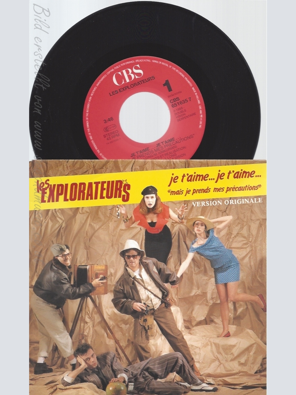 7" LES EXPLORATEURS --JE TAIME