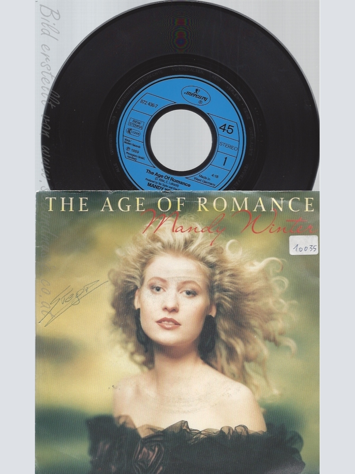 7" MANDY WINTER-- THE AGE OF ROMANCE