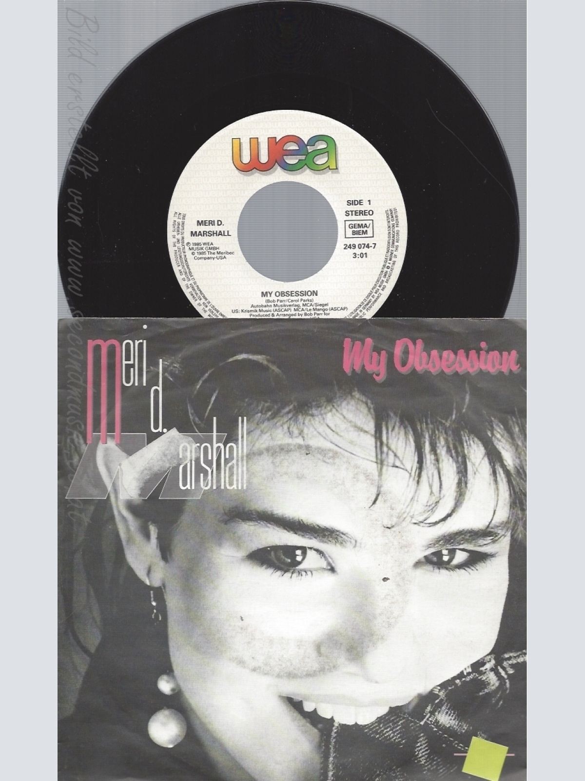 7" MERI D MARSHALL --MY OBSESSION