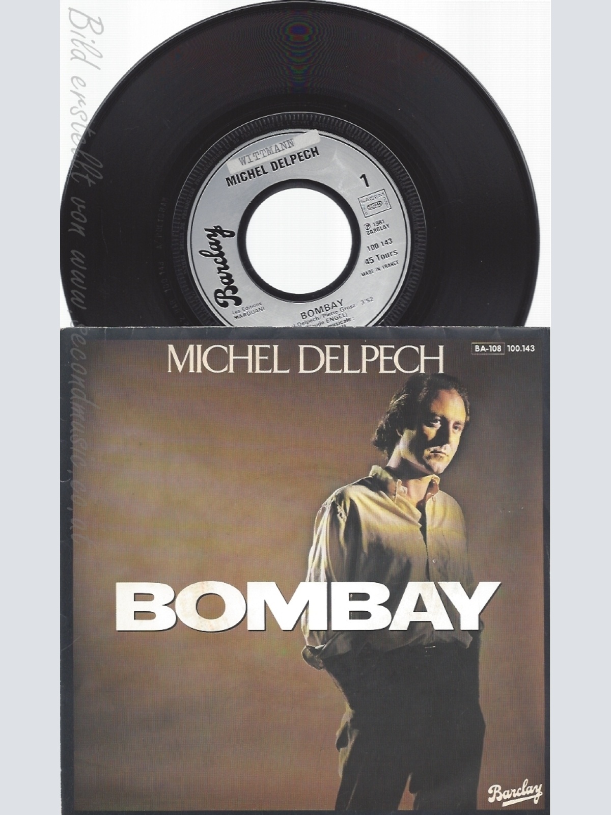 7" MICHEL DELPECH-- BOMBAY