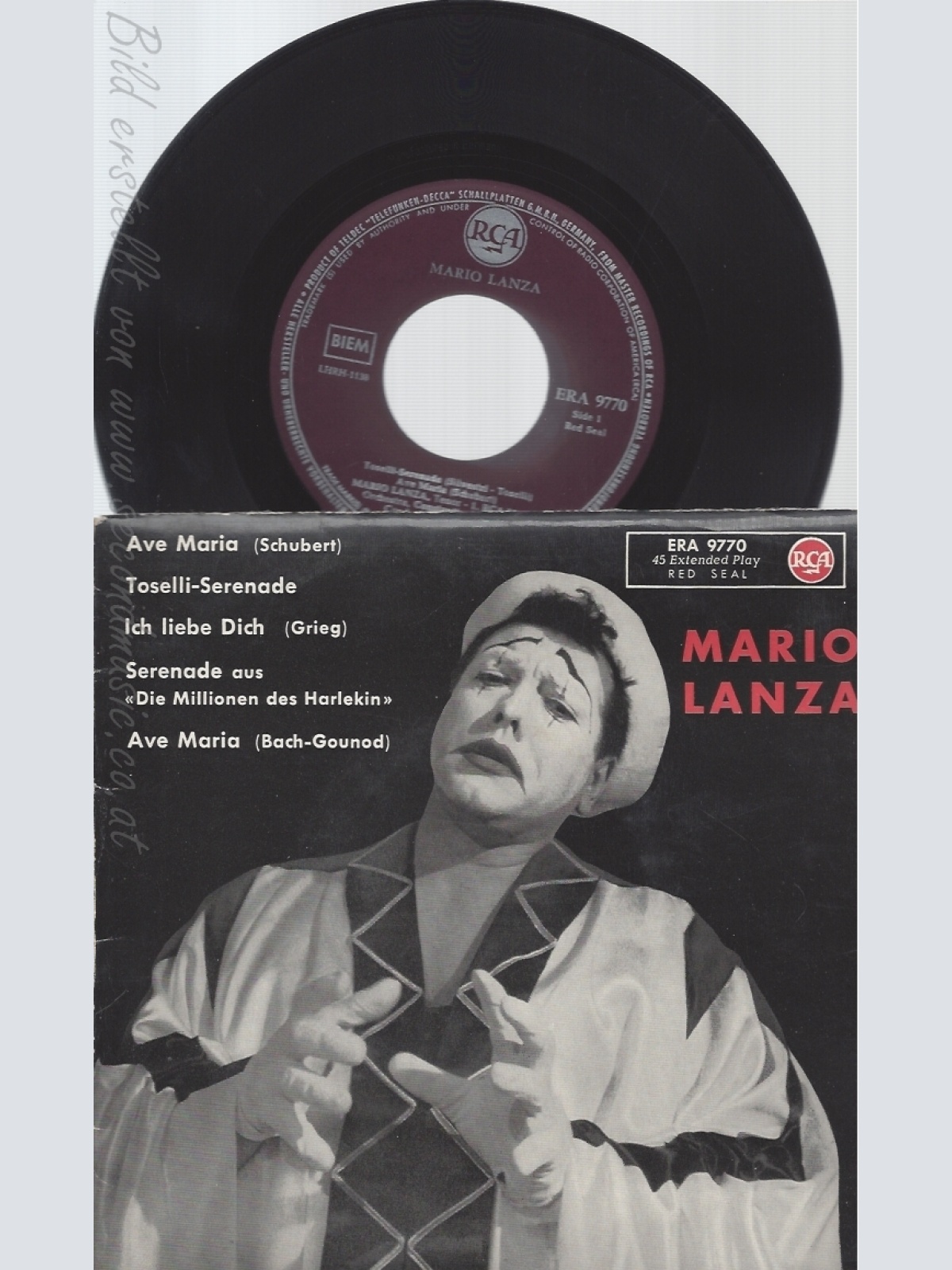 7" MARIO LANZA -- AVE MARIA