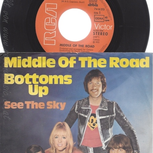 7" MIDDLE OF THE ROAD -- BOTTOMS UP
