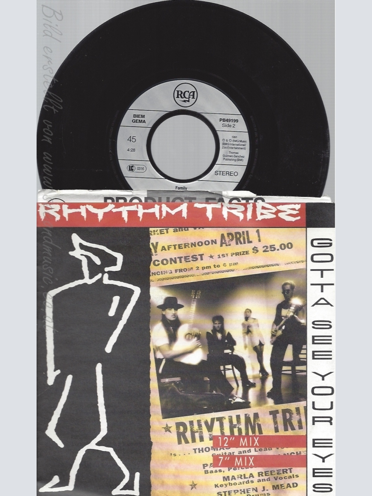 7" RHYTM TRIBE -- GOTTA SEE YOUR EYES