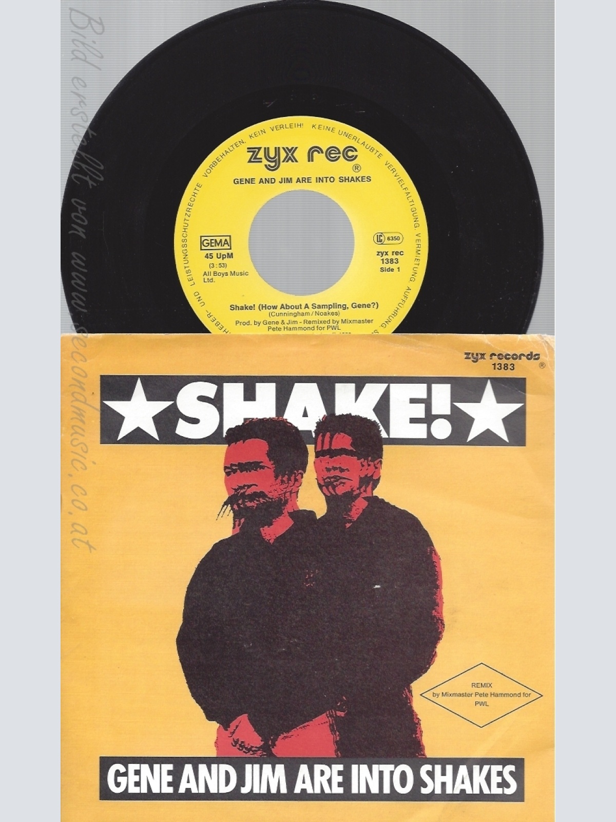 7" SHAKE -- GENE AND JIM ARE INTO SHAKES