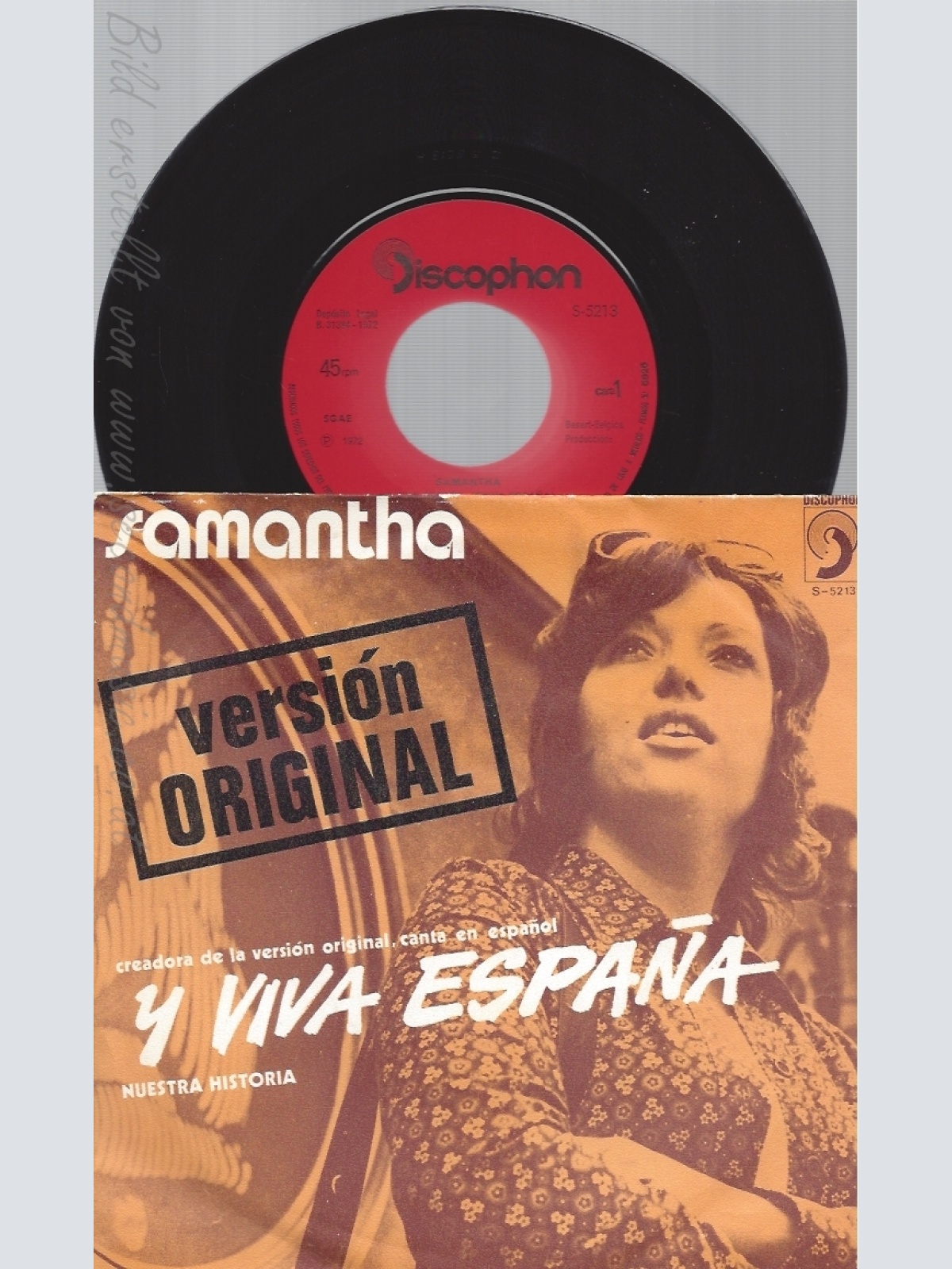 7" SAMANTHA --VIVA ESPANA ORIG VERSION