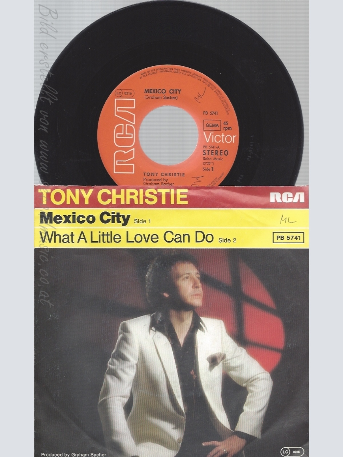 7" TONY CHRISTIE -- MEXICO CITY