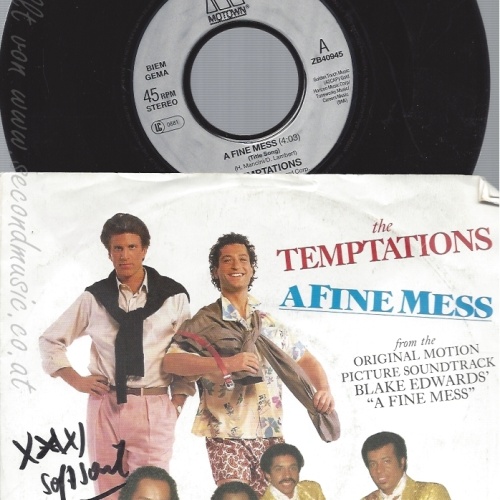 7" THE TEMPTATIONS -- AFINE MESS