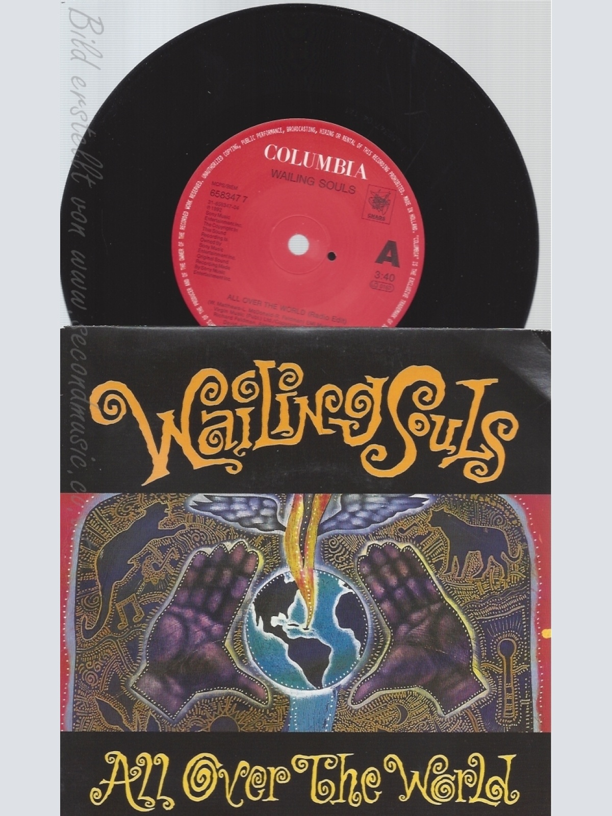 7" WAILING SOULS--ALL OVER THE WORLD