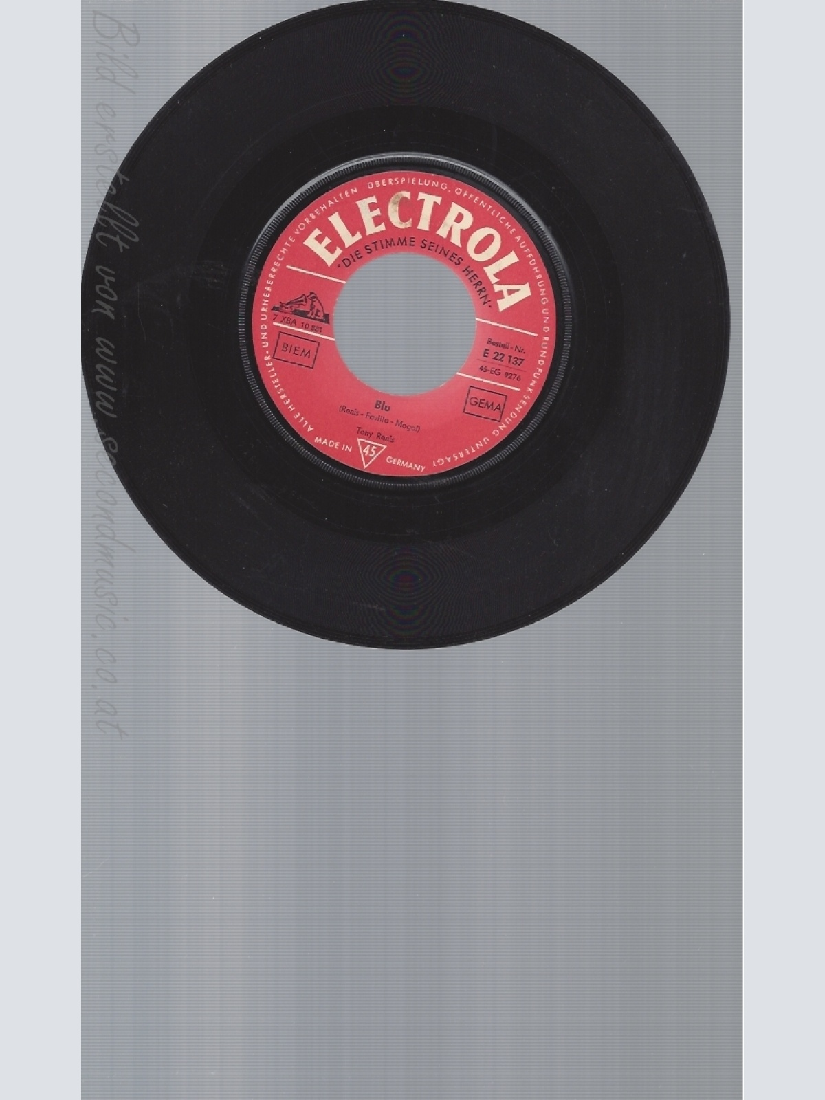 7" TONY RENIS-- QUANTO QUANTO