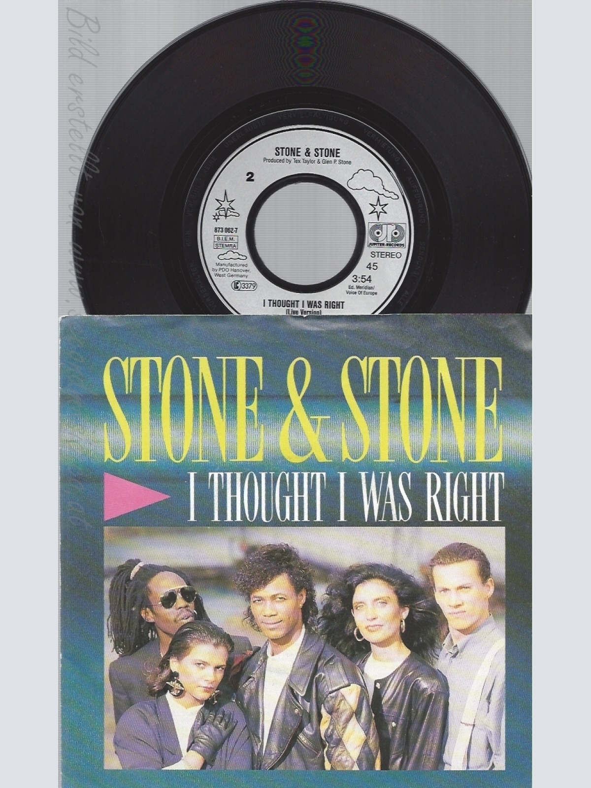 7" -- STONE & STONE --I THOUGHT I WAS RIGHT -- MIT INFO