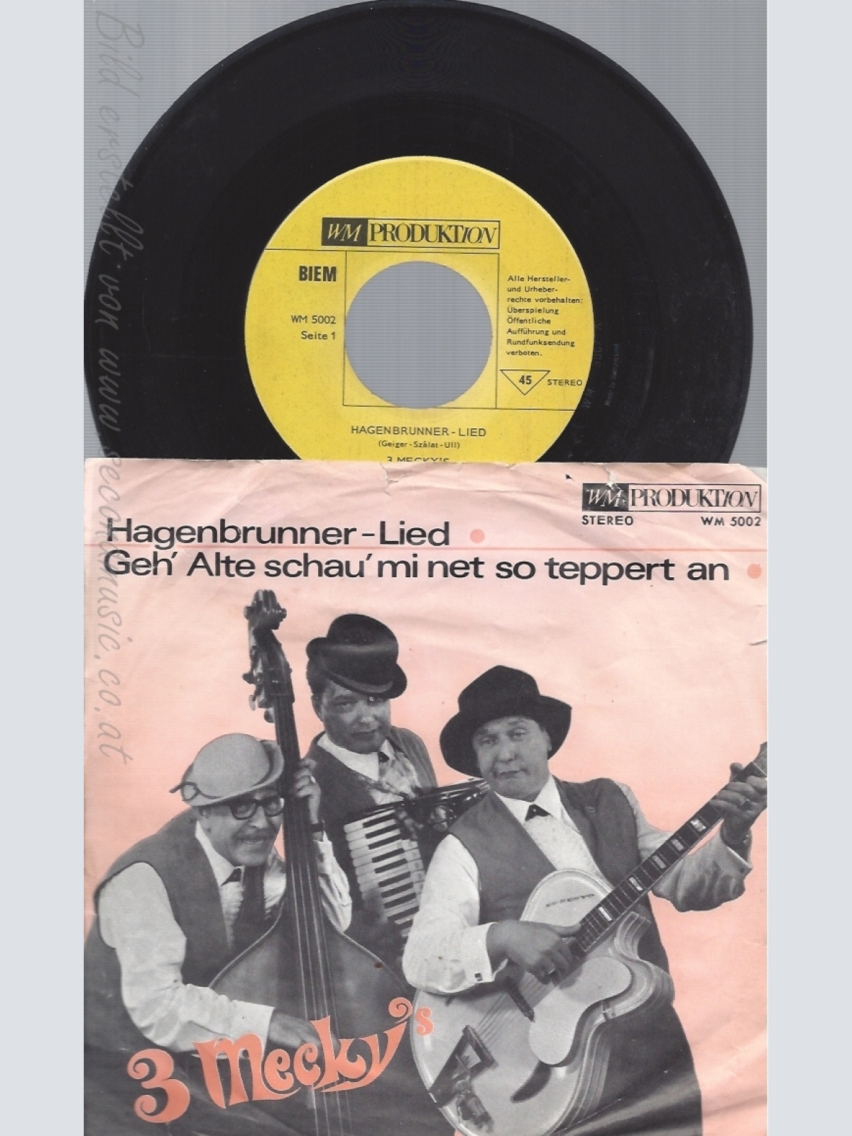 7" --3 MECKYS--HAGEBRUNNER LIED