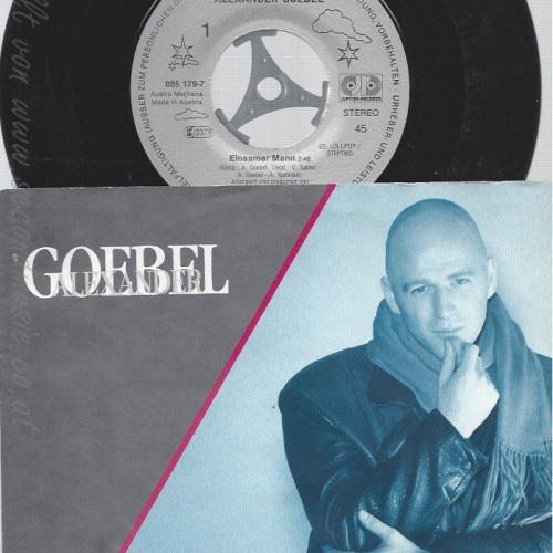 7" ALEXANDER GOEBEL-- EINSAMER MANN