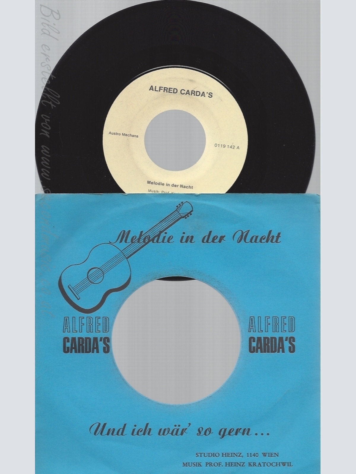 7" ALFRED CARDAS --MELODIE INDER NACHT