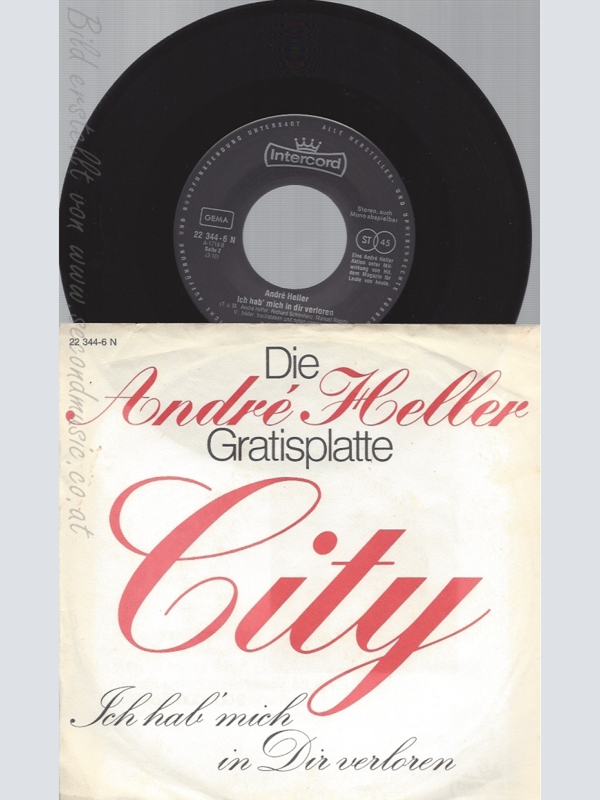 7" ANDRE HELLER-- CITY