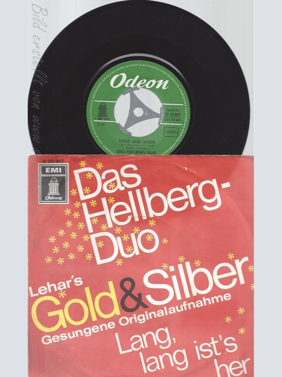 7" DAS HELLBERG DUO --GOLD & SILBER