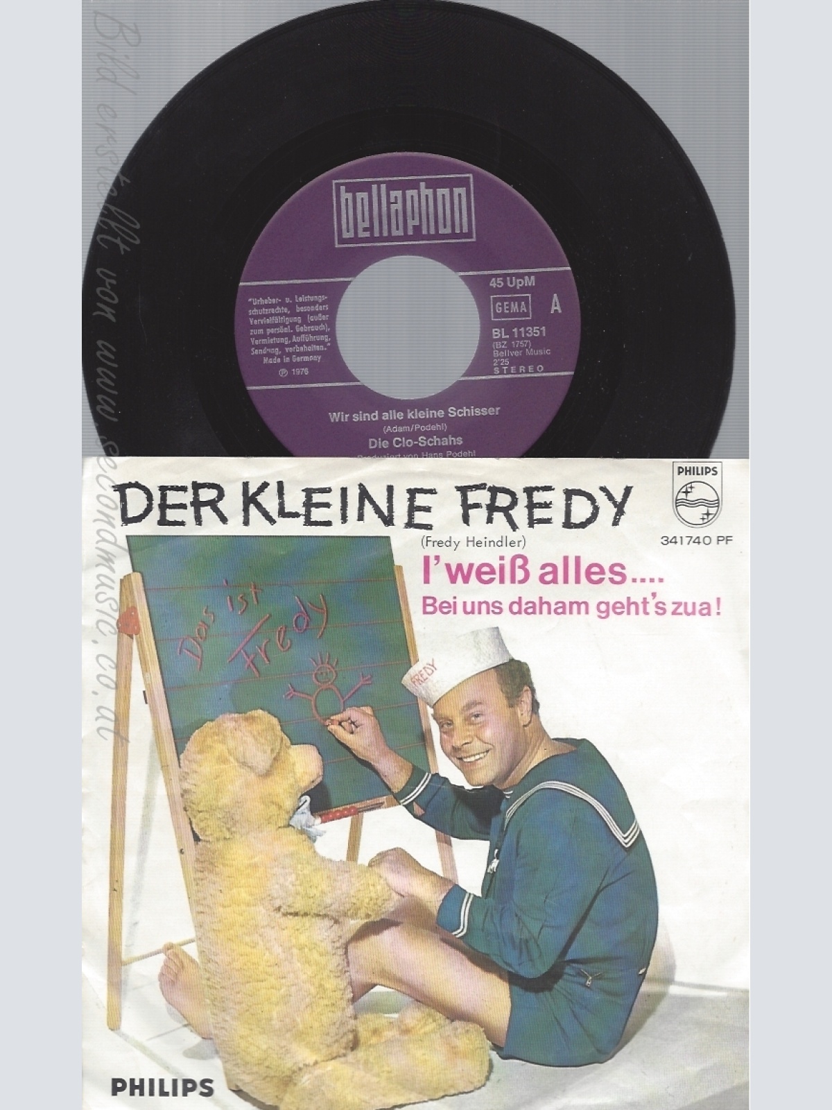 7" DER KLEINE FREDY-- I WEISS ALLES