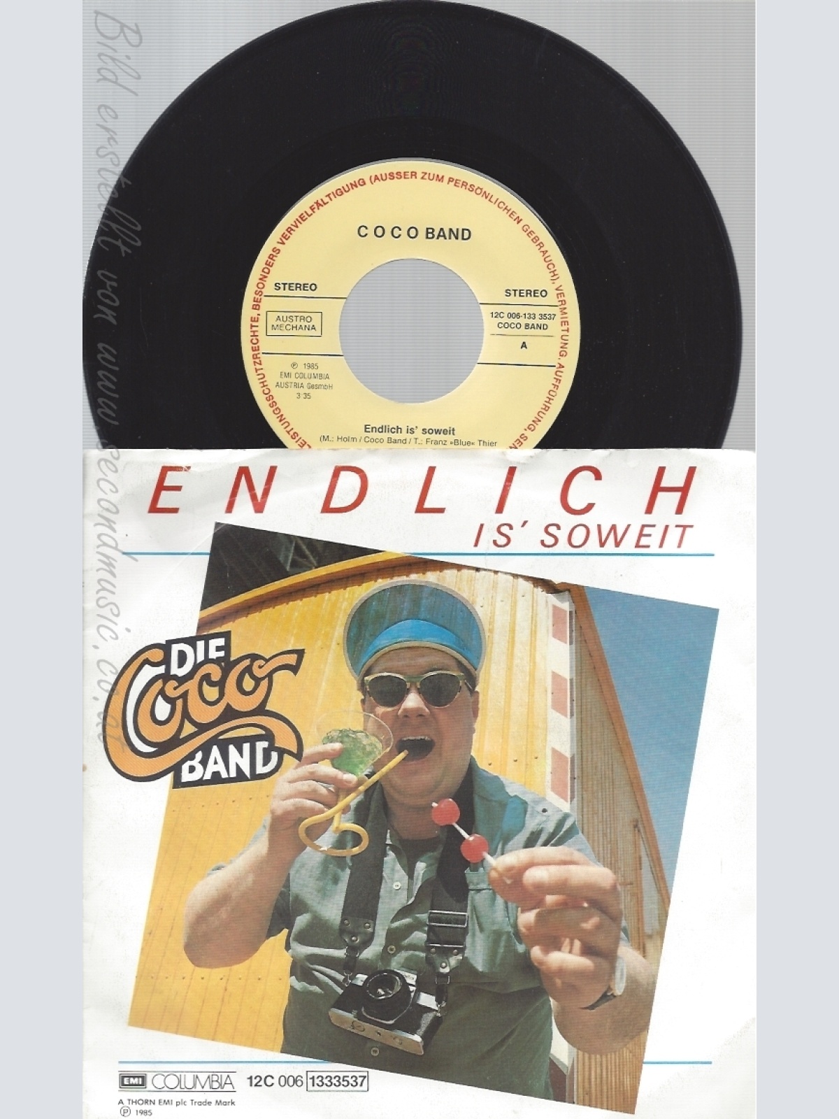 7" DIE COCO BAND-- ENDLICH IS SOWEIT