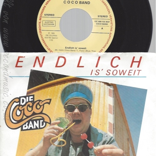 7" DIE COCO BAND-- ENDLICH IS SOWEIT