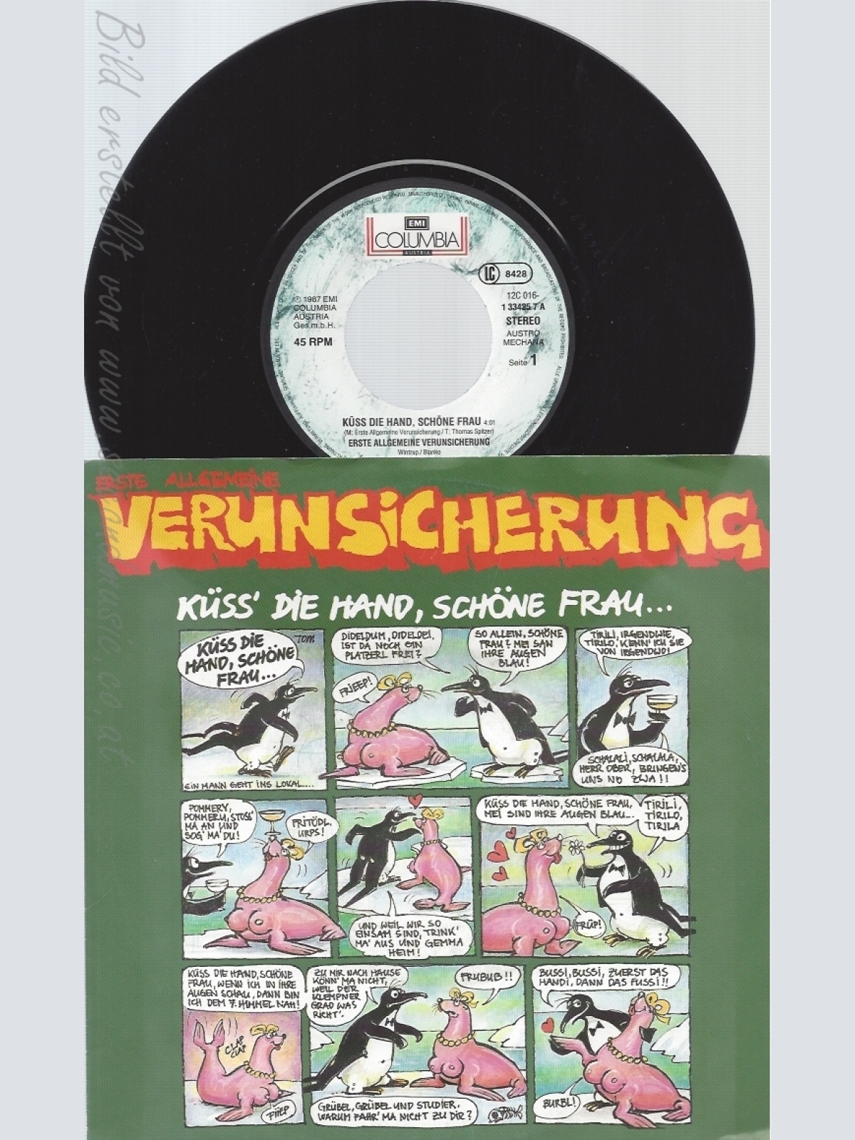 7" EAV -- KÜSS DIE HAND SCHÖNE FRAU