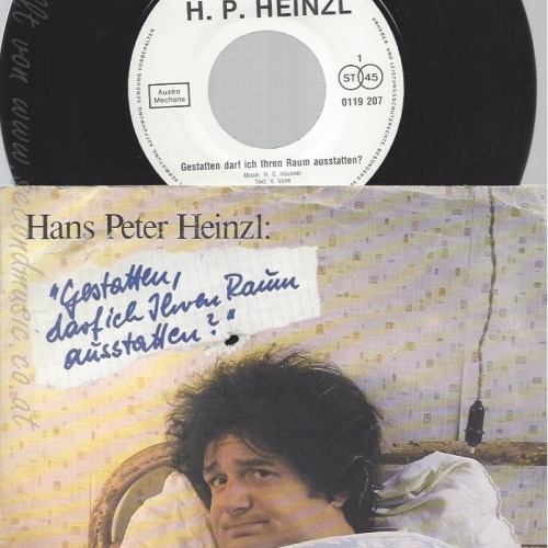 7" HANS PETER HEINZL-- GESTATTEN DARF ICH IHREN RAUM