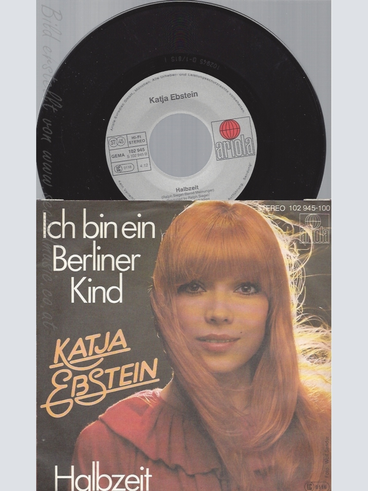 7" KATJA EBSTEIN --ICH BIN EIN BERLINER KIND
