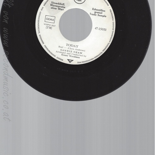 7" KENNY WOODMAN-- LONDON-- MUSTERPLATTE--SANDY SHAW