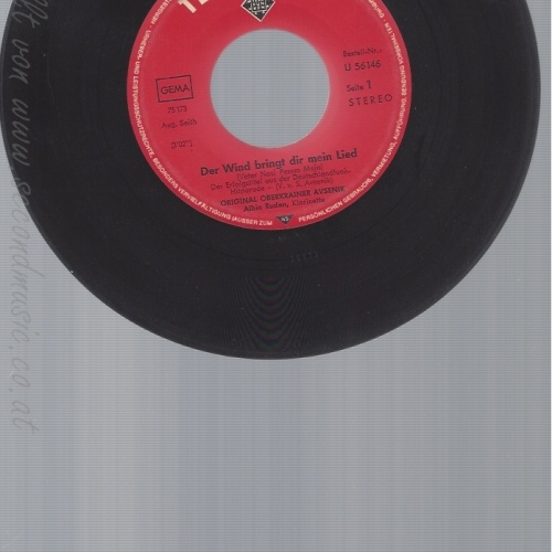 7" OBERKRAINER AVSENIK--DER WIND BRINGT DIR MEIN LIED