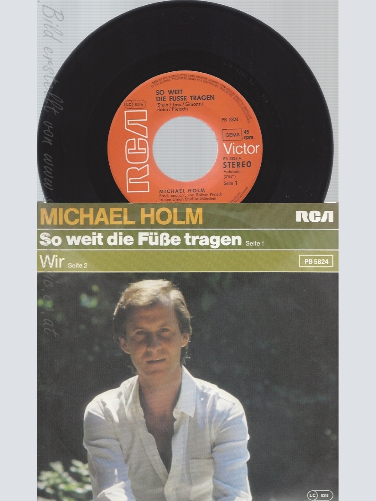 7" MICHAEL HOLM -- SO WEIT DIE FÜSSE TRAGEN