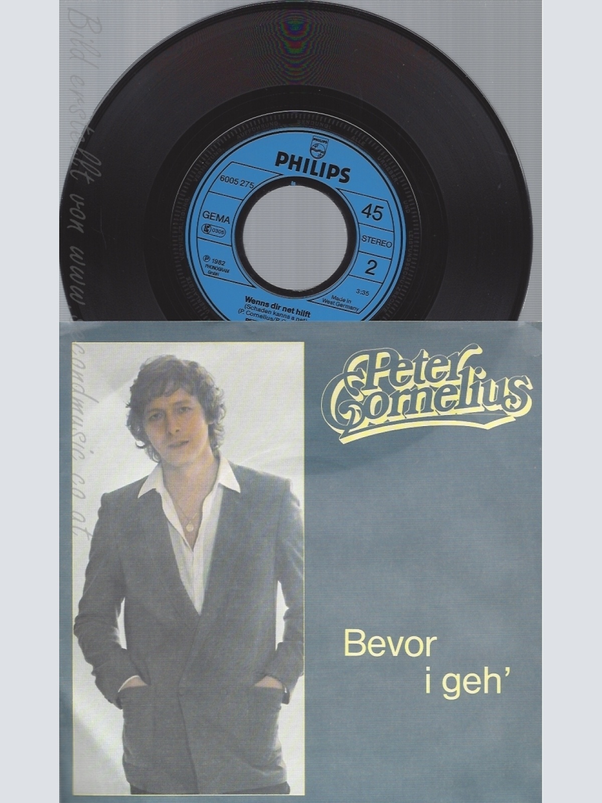7" PETER CORNELIUS--BEVOR I GEH-MINT