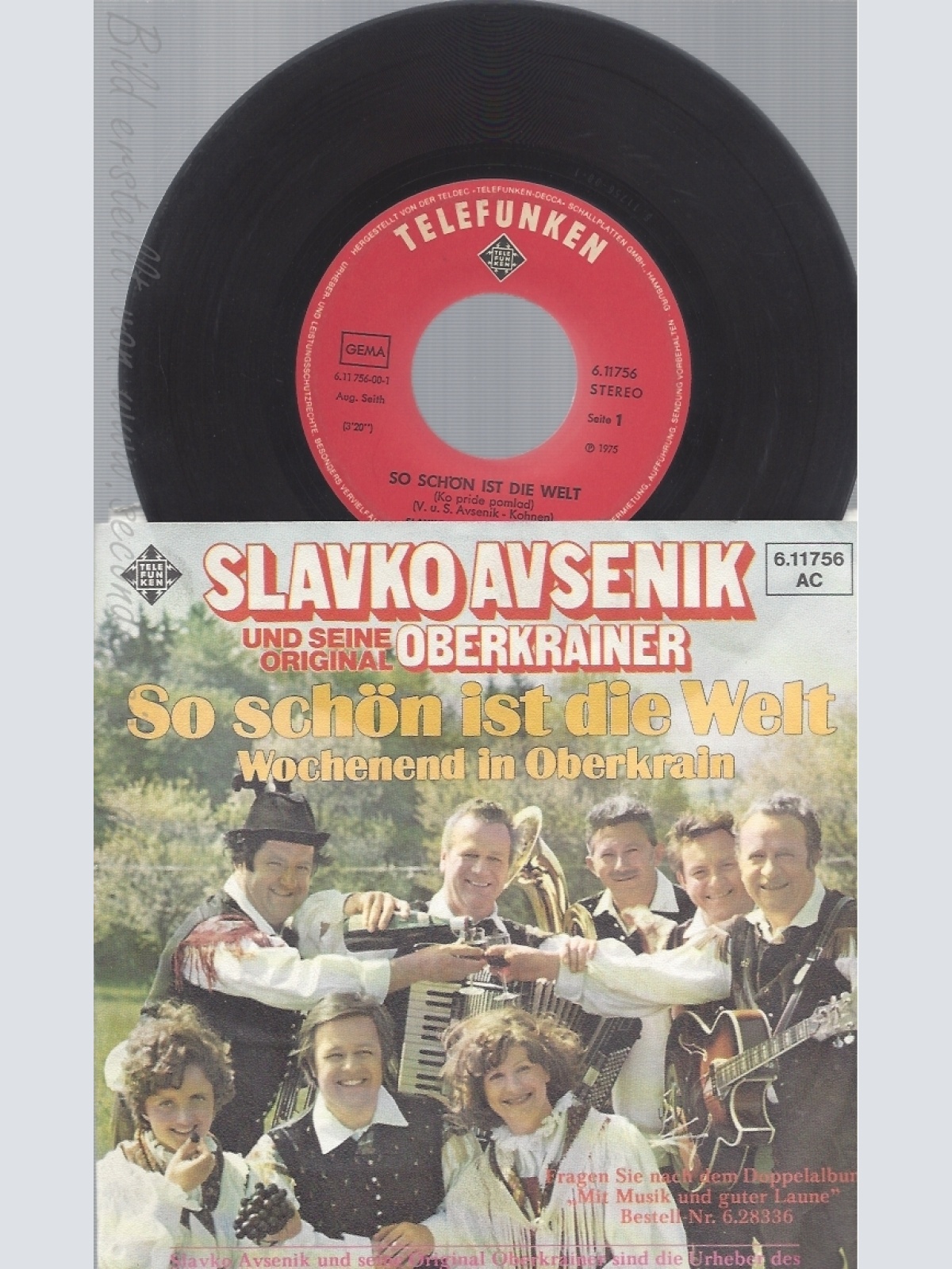 7" OBERKRAINER AVSENIK--SO SCHÖN IST DIE WELT