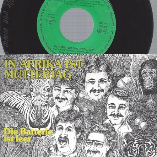 7" ORIG ALPENLAND QUINTETT--IN AFRIKA IST MUTTERTAG