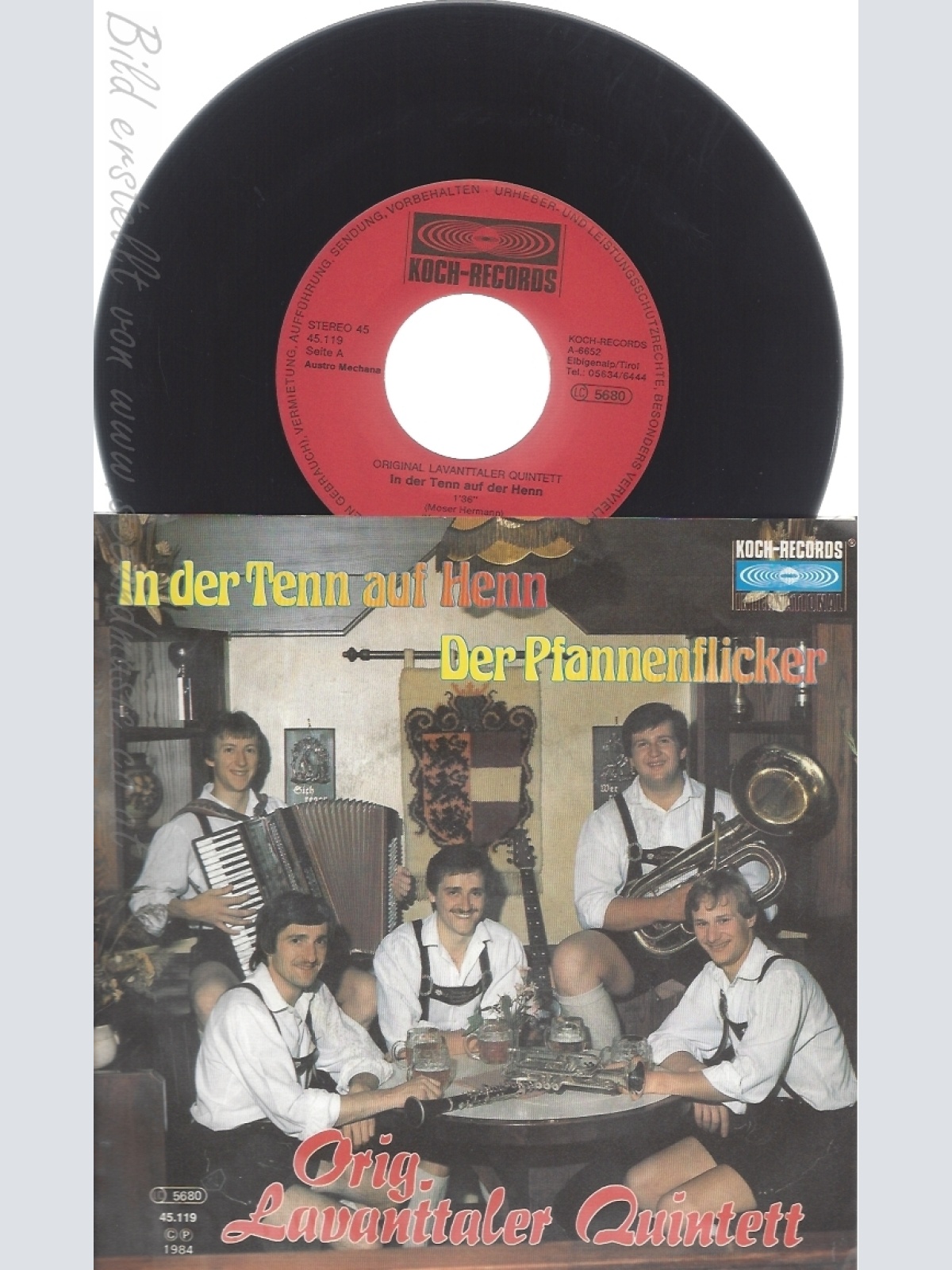 7" ORIG LAVANTTALER QUINTETT-IN DER TENN