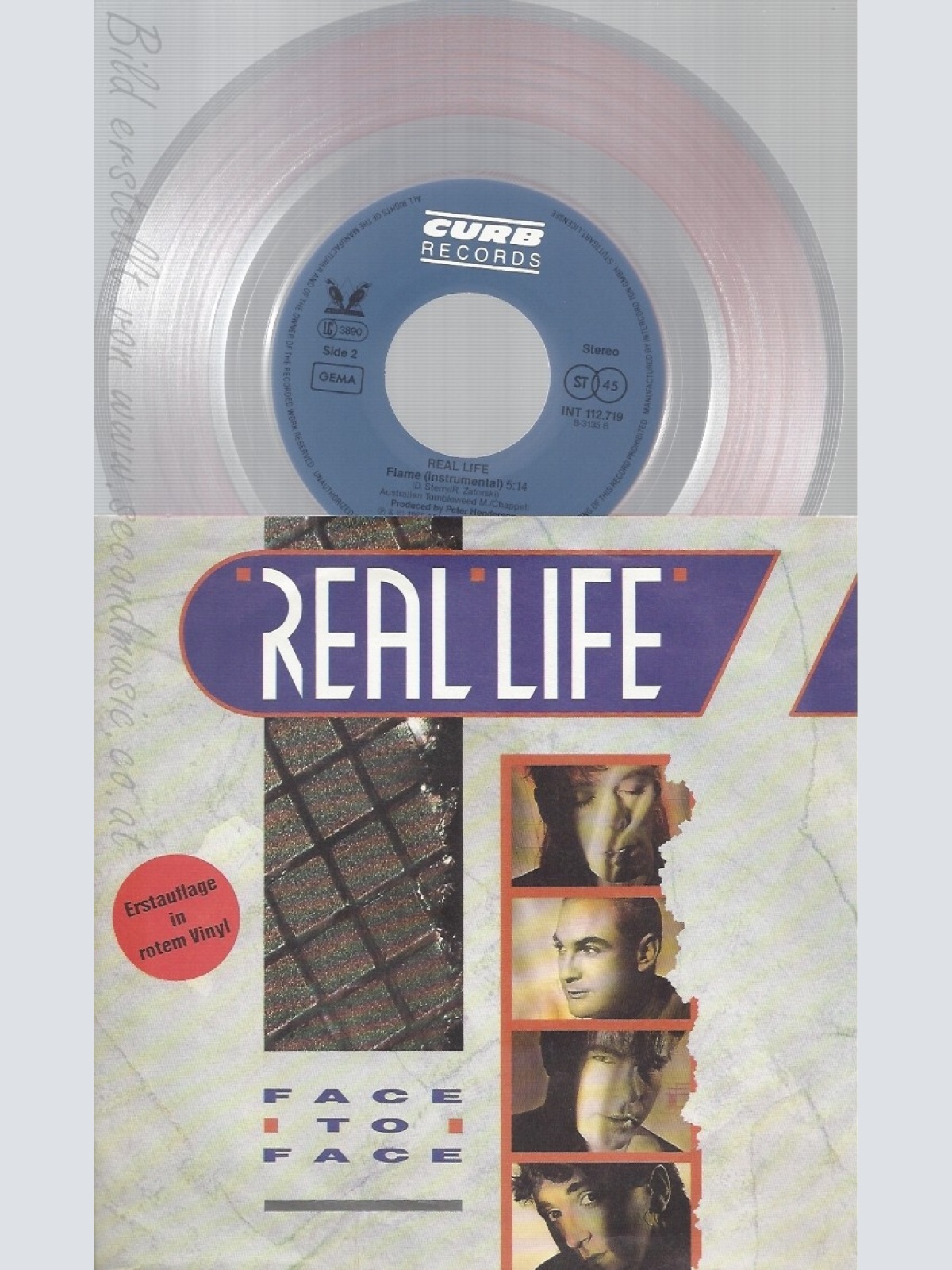 7" REAL LIFE -- ROTES VINYL