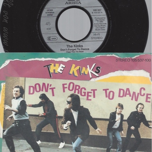 7" THE KINKS --DONT FORGET TO DANCE