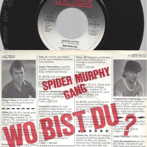 7" SPIDER MURPHY GANG -- WO BIST DU