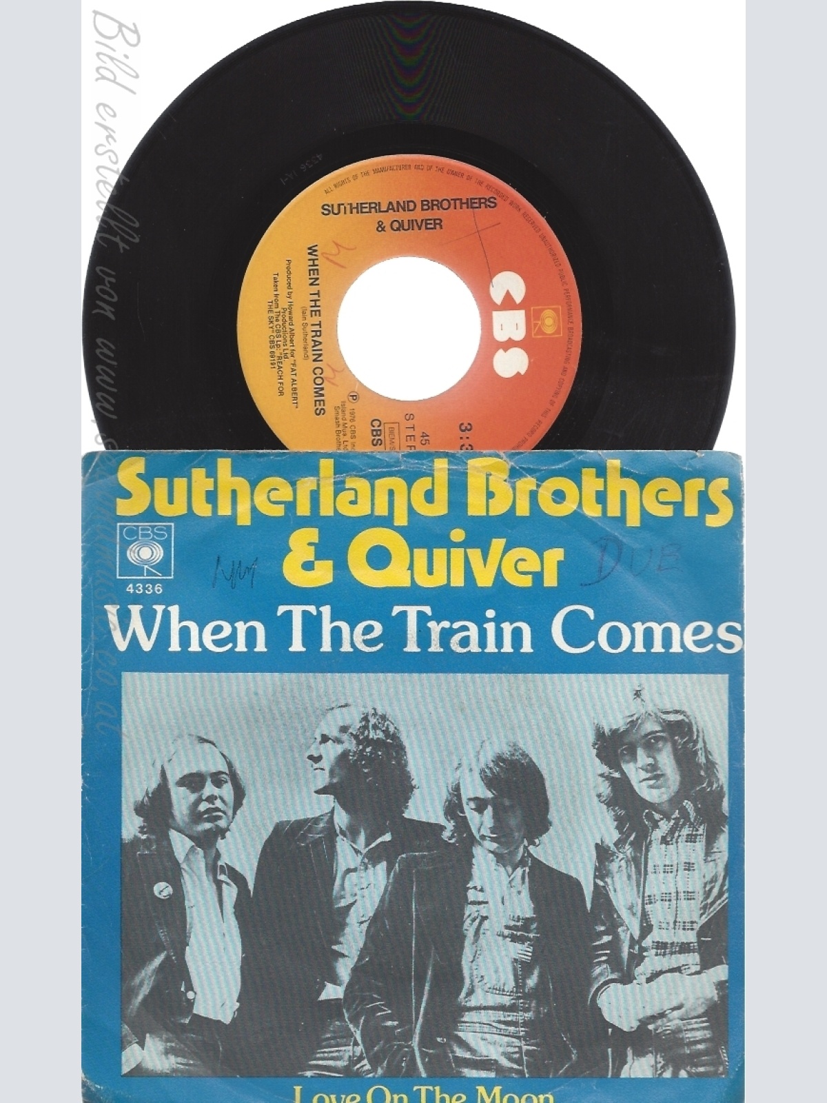 7" SUTHERLAND BROTHERS -- WHEN THE TRAIN COMES