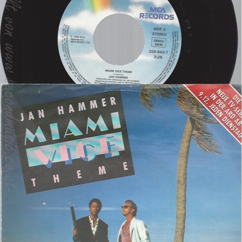 7"JAN HAMMER --MIAMI VICE