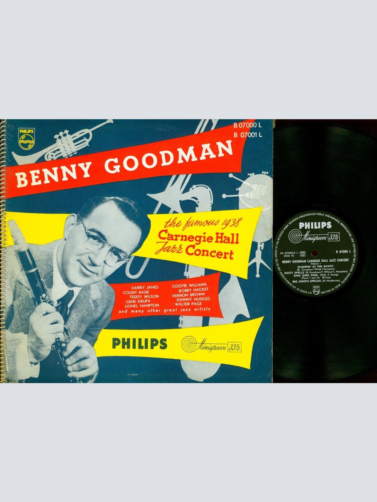 DLP-- BENNY GOODMAN-- CARNIGAN HALL-CONCERT