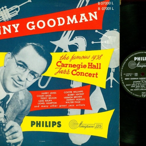 DLP-- BENNY GOODMAN-- CARNIGAN HALL-CONCERT