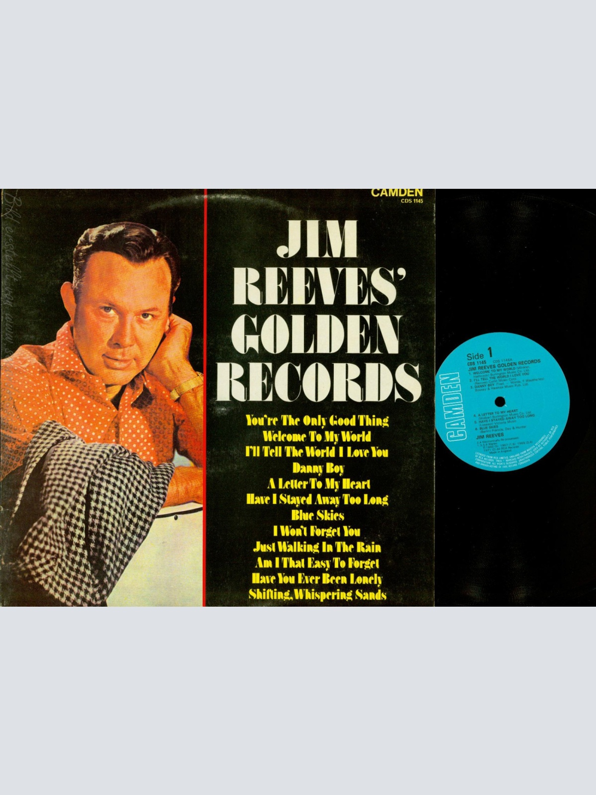 LP-- JIM REEVES GOLDEN RECORDS